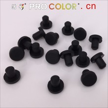 T-type Solid 2.5MM 2.5 2.2 2.3 3/32 MM High Temp Black Transparent Soft Round rubber silicone plug stuffy head stuffy cover cap 2024 - buy cheap