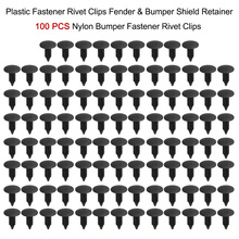 Plastic Fastener Rivet Clips Fender & Bumper Shield Retainer 100PCS Nylon Bumper Fastener Rivet Clips Car Body Clips Car Styling 2024 - buy cheap