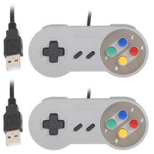 2pcs USB Wired Classic Computer Gamepads High Quality PC Gaming Controller Console for Windows/Mac/Nintendo SNES/Famicom Games 2024 - buy cheap
