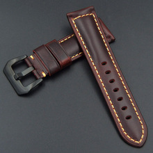 2020 new Genuine Leather Watchbands Men Women Watch Band Strap for Belt Stainless Steel Buckle 20 22 24 26mm relogio for PAM111 2024 - buy cheap
