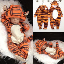 Creative Cute Newborn Baby Boy Girl Romper Little Tiger Romper Lovely Cos Jumpsuit Playsuit Outfit Love Baby Sweetheart Clothes 2024 - buy cheap