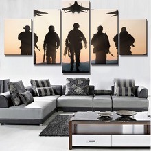 5 Piece Canvas Art Military Soldiers Modern Decorative Paintings on Canvas Wall Art for Home Decorations Wall Decor Artwork 2024 - buy cheap