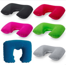 U-miss funcional almohada inflable para el cuello almohada inflable en forma de U almohada de viaje cojín inflable de descanso para el cuello del coche 2024 - compra barato