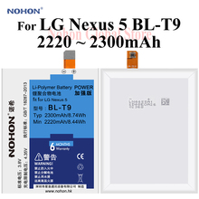 Bateria original de substituição nohon para lg nexus 5, google le5 BL-T9 d820 d821 + ferramentas 2300mah de alta capacidade para baterias lg nexus 5 2024 - compre barato