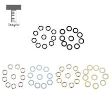 10 Set Guitar Jack Plug Socket Connector  Nuts Washers Gaskets for Electric Guitar Bass Repalcement Parts 2024 - buy cheap