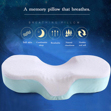 Orthopedic Latex Ergonomic Curve Improve Sleeping Pillows Memory Foam Slow Rebound Pillow Concave Headrest Neck Support 2024 - buy cheap