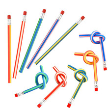 New-25 Pcs Soft Flexible Bendy Pencils Magic Bend Toys School Stationary Equipment For Kids Party Bag Fillers Party Favor Supp 2024 - buy cheap