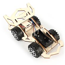 DIY Electric Wooden Racing Car Model Building Kits Toys for Children Science and Technology Inventions Assembled Experiment 2024 - buy cheap