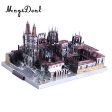 229 Pieces 3D Metal Art Sculpture Model Assembly Kits - Burgos Cathedral 2024 - buy cheap