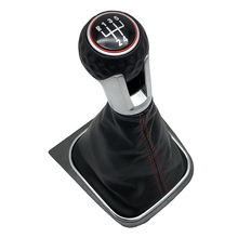 Capa para botão de mudança de marcha de carro para volkswagen, vw golf 6 mk6 compatível com a5 mk5 gti gtd jetta r32 a6 2003-2012 2024 - compre barato