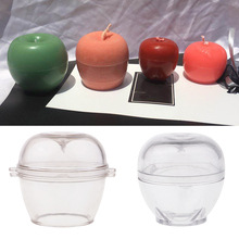 MagiDeal-Molde de silicona en forma de manzana, herramienta para hacer burbujas de laboratorio, vela perfumada para manualidades, hogar, boda, navidad 2024 - compra barato