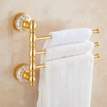 Towel Bar Rotating Towel Rack Bathroom Kitchen Wall-mounted Towel Polished Rack Holder Hardware Accessory 2024 - buy cheap
