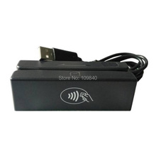 Interfaz USB 2 en 1, lector de tarjetas de banda magnética hico y loco y lector/escritor de tarjetas RFID ISO7810,ISO14443A 2024 - compra barato