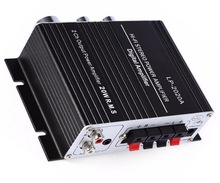 upgraded version car auto amplifier Computer Motorcycle 12V auto power amplifier 2CH 20WX2 RMS output power amplifier 2024 - buy cheap