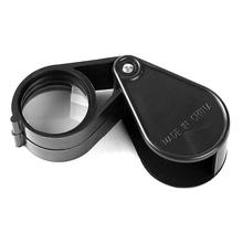 10X 30mm Double Open Portable Folding Magnifier Loupe Jewelry Optical Stamps Antiques Magnifying Glass Loupe 2024 - buy cheap