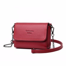 2019 mulheres bolsa mensageiro correntes bolsa de ombro de couro feminino para menina saco principal pequeno vintage bolsa crossbody para mulheres 2024 - compre barato