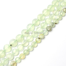 High Quality 10.12.14mm Natural Green Prehnites Stone Faceted Coin Shape Necklace Bracelet Jewelry Gems Loose Beads 15 Inch wj97 2024 - buy cheap