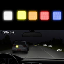 4pcs/set Scratching Cover Safety Warning Mark Reflective Strip Tape Auto Decor Bumper Decals Car Reflective Sticker Car-styling 2024 - buy cheap