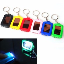 New 2019 Portable 3 LED Light Pendant Keychain Keyring Emergency  Outdoor Solar Power Camping Lamp backpack Flashlight Lamps 2024 - buy cheap