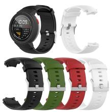 Smartwatch de silicone macio, pulseira esportiva ajustável, relógio inteligente, pulseira de substituição para amazfit verge 2024 - compre barato