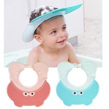 Adjustable Baby Wash Hair Ear Shield Caps Kids Elastic Shampoo Cap Infant Safety Bath Shower Hat Bating Eye Ear Protection Hats 2024 - buy cheap