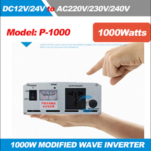 Inverter 12V/24V 220V 1000W 2000W Peak Modified Sine Wave Power Voltage transformer Inverter Converter 2024 - buy cheap