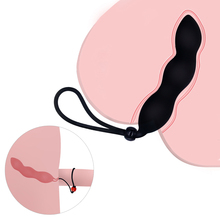 Anal Beads Butt Plug Prostate Massager for Delay Ejaculation Cockring Silicone Anal Plug Masturbator Anal Sex Toys for Woman Man 2024 - buy cheap