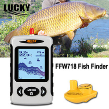 Эхолот-рыболокатор Lucky FFW718, беспроводной эхолот с датчиком глубины и беспроводной сигнализацией 2024 - купить недорого
