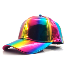 Роскошный модный шапка "хип-хоп" для радужной расцветки, меняющей шляпу, кепка Назад в будущее, бейсболка Bigbang G-dragon 2024 - купить недорого