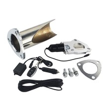 2.5" Electric Stainless Steel Exhaust System Exhaust Cutout CutOut Valve With Remote Control Be Cut Pipe Exhaust CutOut 2024 - buy cheap
