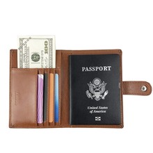 USA Synthetic Leather Passport Cover Holder Men Travel Wallet 717-28 Card Holder Cover Driver License Document Case Drop Ship 2024 - buy cheap