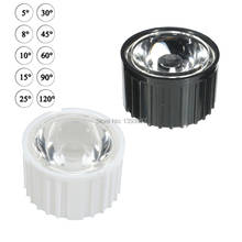 10set High Power 1W 3W 5W LED Lens 20MM PMMA Lenses With Bracket 5  15 25 30 45 60 90 120 Degree For 1 3 5 Watt Light Beads 2024 - buy cheap