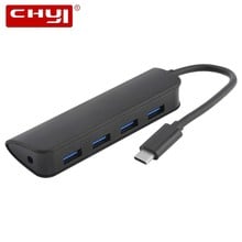 CHYI USB C Hub Type C 3.1 Hub Adapter USB 3.0 4 Ports Splitter With Power Interface For Macbook Computer Accessories USB Hab 3.0 2024 - buy cheap