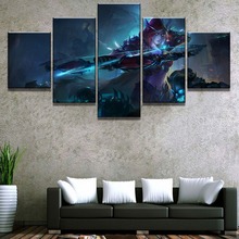 New 5 Piece Canvas Art Warcraft Sylvanas Cuadros Decoracion Paintings on Canvas Wall Art for Home Decorations Wall Decor Artwork 2024 - buy cheap