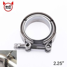 evil energy 2.25Inch 57mm Male/Female V-Band Clamp Flange Kit Male Female Flange For Turbo Downpipe V-band Turbo Exhaust Pipes 2024 - buy cheap