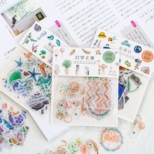 40PCS New Cute Fantasy Colorful Series Sticker Children Stationery For DIY Albums Scrapbooking Diary Decoration Depicting 2023 - buy cheap