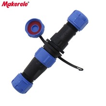 IP68 13 4 Pinos Conectores À Prova D' Água do sexo Masculino E Feminino Da Aviação MM Butt Conector SD/SP13 4 P Aeronáutica Plug e Soquete 2024 - compre barato