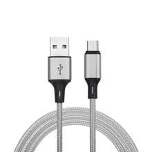 Micro USB кабель для зарядки кабель для передачи данных Micro USB кабель для синхронизации данных нейлоновый Плетеный 1 м для устройств Android 2024 - купить недорого