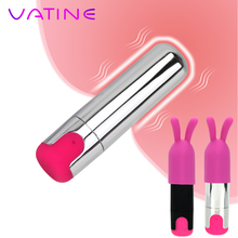 VATINE 10 Speeds Sex Toys for Women Clitoris Stimulator USB Rechargeable G-spot Massager With Rabbit Cap Mini Bullet Vibrator 2024 - buy cheap