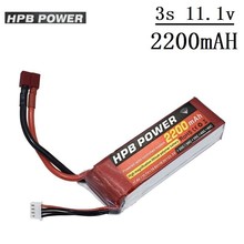 Bateria alta de power11.1v 2200mah 35c para as peças sobresselentes dos aviões do carro de rc bateria de 3s lipo para a bateria de rc quadrocopter 11.1v hpb 2024 - compre barato