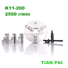 TIAN PAI  K11-200 3 jaw chuck/200MM manual lathe chuck/3-Jaw Self-centering Chuck 2024 - buy cheap