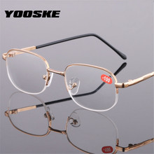 YOOSKE Finished Myopic Glasses Women Myopia Eyeglasses Men Half Frame Short sighted Eyewear -1.0 -1.5 -2.0 -2.5 -3.0 -3.5 -4.0 2024 - buy cheap