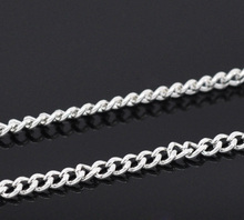 DoreenBeads-cadenas de restricción abierta, eslabones chapados en plata de 10M, 2,5x2mm (B14061), yiwu 2024 - compra barato