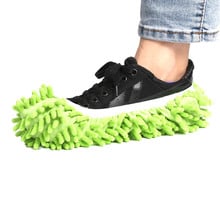 1 pçs destacável mop slipper piso polimento capa limpador preguiçoso limpeza pé sapatos vestindo mop doméstico cleane 2024 - compre barato