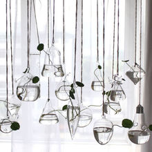 Wall Hanging Light Bulb GlassVase Flower Plant Terrarium Container Home Decor European Micro-view Glass Vase 2024 - buy cheap
