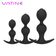 VATINE S/M/L Big Flower G-spot Massager Anal Plug Butt Stimulation Butt Plug Prostate Massager Sex Toys for Women Men 2024 - buy cheap