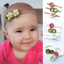 Newborn Kids Baby Girls Toddler Flower Headband Hair Band Headwear Accessories 2024 - buy cheap