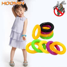 HOOMIN 10Pcs/set Pest Control Bracelets Repellent Bracelets Anti Mosquito For Campings Outdoors Insect Protection 2024 - buy cheap