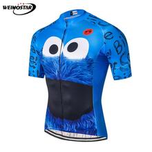 Weimostar Funny Cycling Jersey Men Breathable Bicycle Clothing Outdoor Sports Riding MTB Bike Jersey Shirt Ropa Maillot Ciclismo 2024 - buy cheap