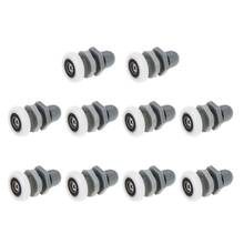 10pcs Stainless Steel Shaft ABS Plastic Pulley Runner Wheel Sliding Door Rollers Bearing for Shower Cabin Room Replacement 2024 - buy cheap
